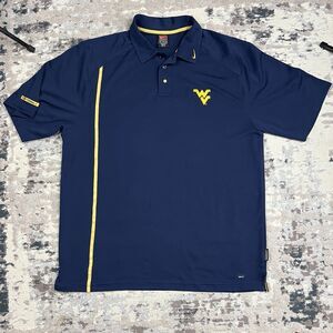 West Virginia Mountaineers Shirt Nike Team Mens XL Polo Dri Fit Vintage NCAA